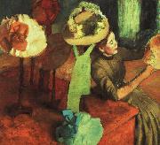 Edgar Degas The Millinery Shop oil painting